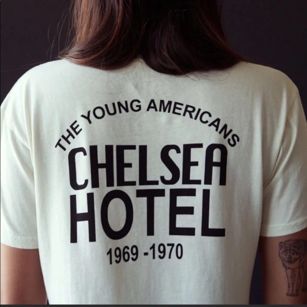 Sugarhigh Lovestoned Chelsey Hotel tee preowned XS (roomy) - Picture 2 of 8